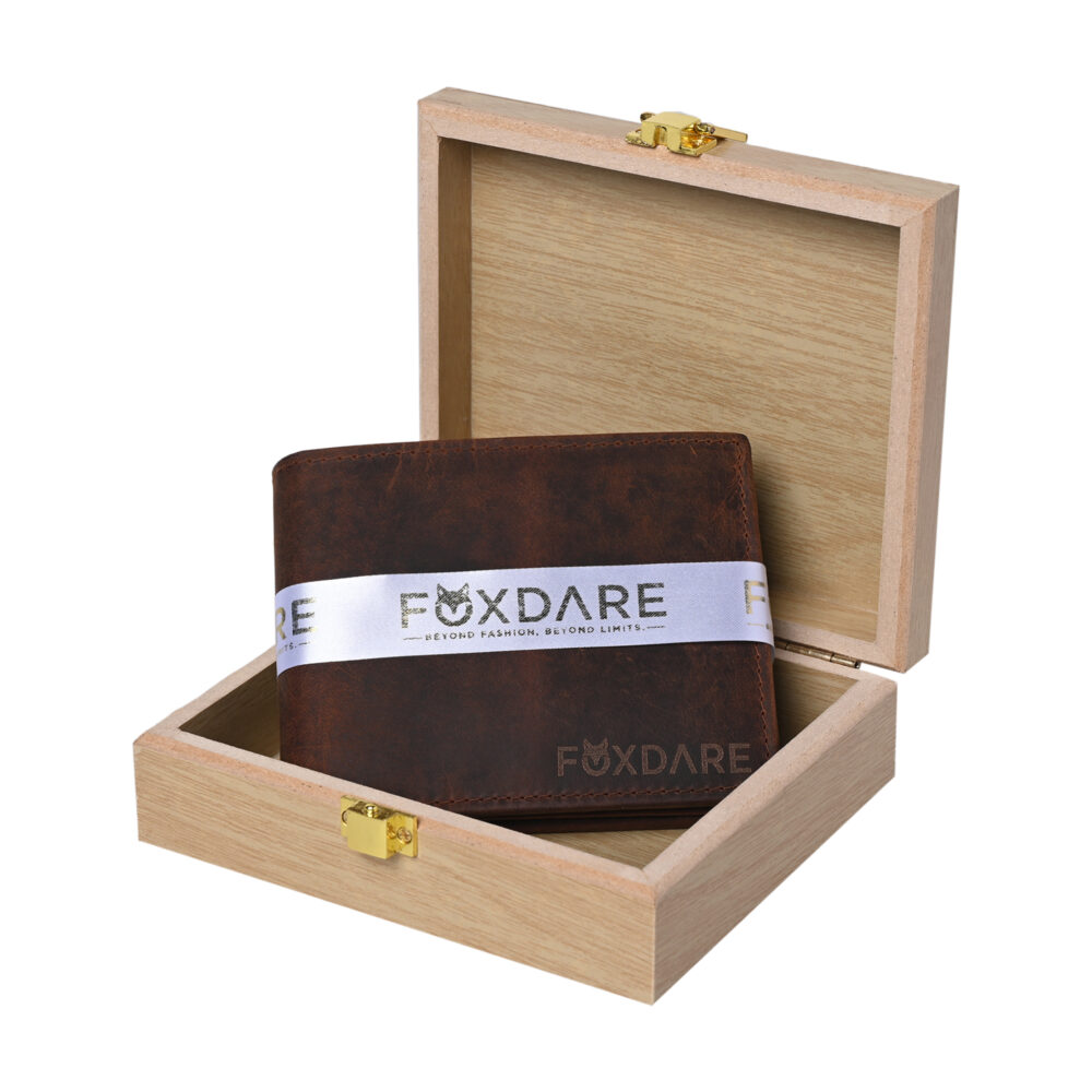 FOXDARE Leather Wallet for Men Uniting Premium Craftsmanship Functionality