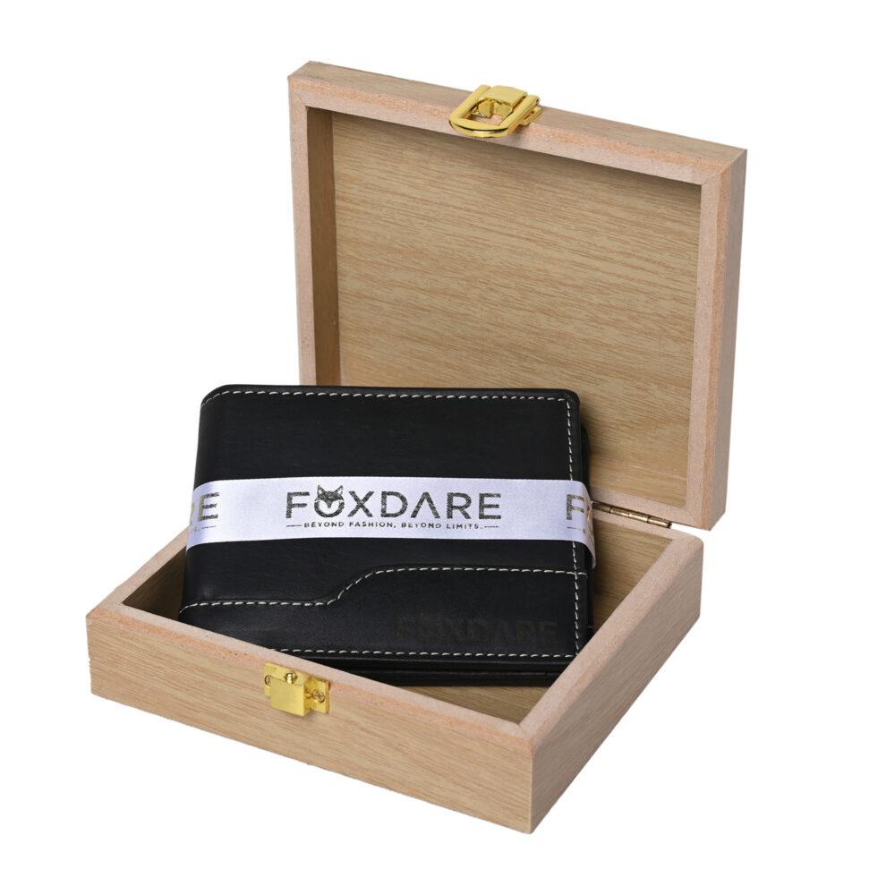 FOXDARE Leather Wallet for Men Uniting Premium Craftsmanship Functionality